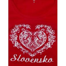 Tričko srdce Slovakia , SLovensko