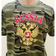 Vyšívané tričko RUSSIA veľký vzor