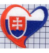Slovensko v srdci červená/modrá